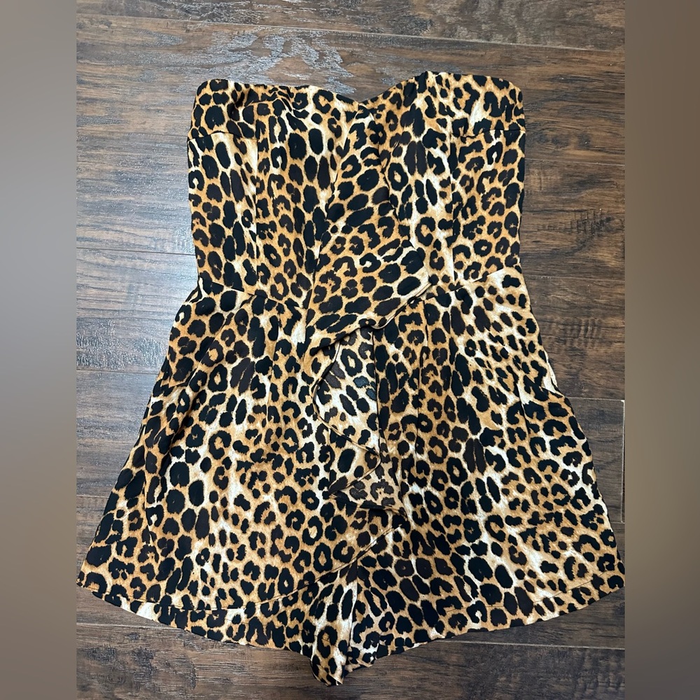 Women’s express strapless corset romper